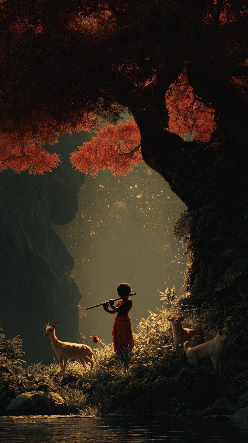 Krishna Leela Illustration 1