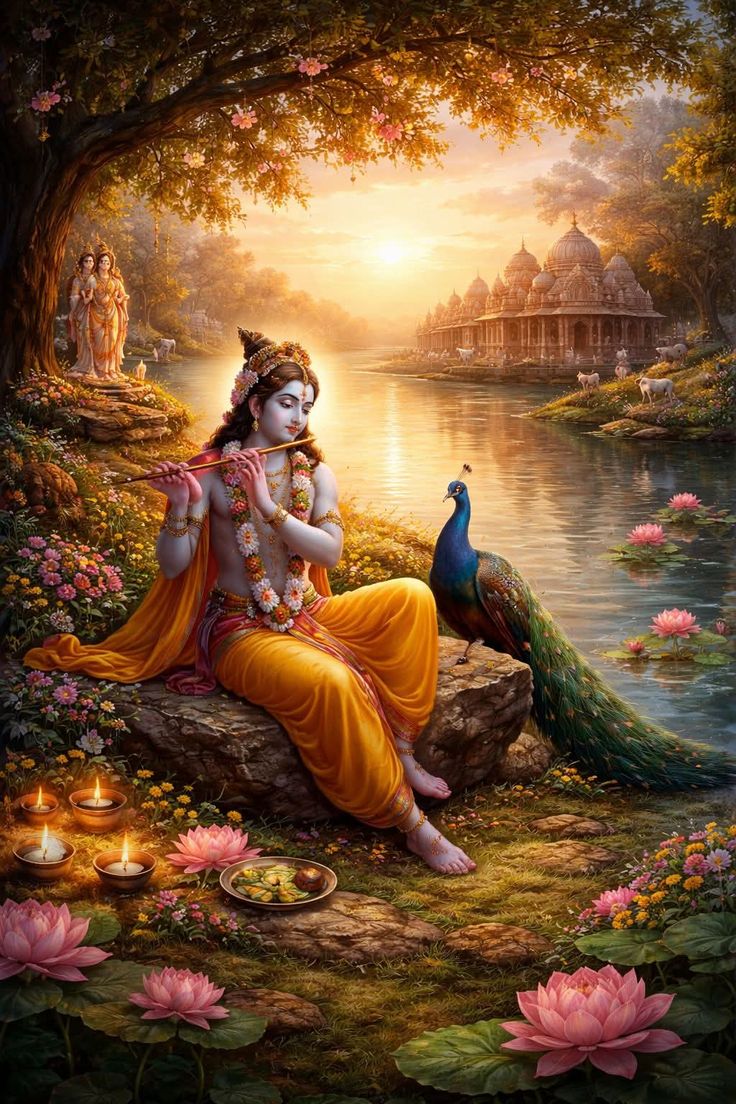 Krishna Leela Illustration 4